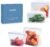 Stasher Silicone Reusable Storage Bags, 4-Pack Starter Kit, Reusable Freezer Bags, Microwave, Dishwasher, Oven Safe, Sous Vide, Premium Lunch Containers, Eco Friendly, Food Storage Bags, Clear