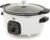 GreenLife 3.5QT Slow Cooker, PFAS-Free Non-Toxic Ceramic Nonstick Removable Interior Bowl, Programmable, Keep Warm, Stovetop & Oven Safe Pot, Dishwasher Safe Crock & Glass Lid, White