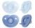 Philips AVENT Soothie Heart Pacifier, Blue/Light Blue, 0-3 Months, 4 Pack, SCF099/41
