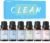 AmaKane Fragrance Oils Clean Set, 6 Premium Soap Making Scents, Fragrance Oil for Candle Making, Essential Oils for Laundry, Fresh Linen, Clean Skin, Warm Cotton and More Aromatherapy Diffuser Oils