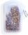 Stasher Premium Silicone Reusable Food Storage Go Bag, Clear, Microwave, Dishwasher, Oven and Freezer Safe, BPA Free, Leak-free, Eco-friendly, 18 Oz