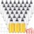 Fumete 36 Pcs Glass Spray Bottles 4oz Fine Mist Glass Spray Bottle Refillable Liquid Containers with 6 Labels 6 Funnel for Hair Travel Plants Cleaning Solutions Skin Care(Clear,Classic)