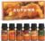 Autumn Fragrance Oil Set, ARVIDSSON Fall Essential Oils for Diffuser and Candle Making, Pumpkin Spice, Cinnamon, Spiced Cider, Snickerdoodle, Autumn Wreath, Pine, Cozy Scented Oils