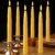6 Pack Beeswax Taper Candles 8inch Smokeless Beeswax Emergency Candle 8 Hour Burn Time Natural Beeswax Candlesticks Unscented Bees Wax Candle for Home Prayer