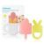 Frida Baby Silicone Teething Toys, 4-in-1 Teether for Babies & Infants, Teething Relief for 0-18 Months, Not-Too-Cold-to-Hold Baby Teether, BPA-Free