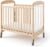 Foundations Serenity Compact Clearview Daycare Crib, Fixed Side, Durable Wood Construction, Adjustable Mattress Board, Clear End Panels. Includes 3” InfaPure Foam Mattress (Natural)