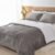 Seward Park Ultra Soft Sherpa Comforter Set Full Queen, Fall Winter All Season Down Alternative Bedding Sets Grey 3 Piece (1 Comforter and 2 Pillow Shams)
