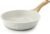 SENSARTE Nonstick Ceramic Frying Pan Skillet, 8-Inch Omelet Pan, Healthy Non Toxic Chef Pan, Induction Compatible Egg Pan with Heat Resistant Handle, PFAS-Free, White