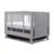 Sorelle Furniture Uptown Panel Crib, Modern Wood and Clear Acrylic Baby Crib, Made of Wood and Easy to Clean Acrylic, Non-Toxic Finish, Contemporary Baby Bed-Weathered Gray