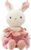 Bunny Stuffed Animal Organic Cotton Baby Plush Toys, 7″ Easter Plush Bunny Soft Cuddly Toy for Babies and Toddlers