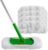 HOMEXCEL Reusable Microfiber Mop Pads Compatible with Swiffer Sweeper-Washable Wet Pad Refills for Wet & Dry Use, Floor Cleaning Mop Head Pads Refills for Household Cleaning, Pack of 4, White