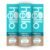 hello Antiplaque and Whitening Fluoride Free Toothpaste, Whitening Toothpaste with Coconut Oil and Tea Tree Oil, Helps Whiten Teeth, Natural Peppermint, 3 Pack, 4.7 Oz Tubes