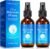Magnesium Spray, Pure Magnesium Oil Spray for Feet, Natural Ingredient in Glass Bottle, Easy to Absorb and Use 2Pack
