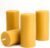 Natural Beeswax Candles 4 Packs, Beeswax Pillar Candles with 140 Hours Burn Time, Organic Emergency Candle Long Burning for Home Room, Smokeless & Dripless, 2×4 inch