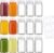 LANDNEOO 15 Pack 2 oz Glass Shot Bottles w/White Lids & 15 Labels – Small Clear Jar for Ginger, Wellness Shot, Juice, Sample, Whiskey – Travel Mini Bottles – Wide Mouth, Leakproof, Dishwasher Safe
