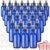 Fumete 36 Pcs Glass Spray Bottles 4oz Fine Mist Glass Spray Bottle Refillable Liquid Containers with 6 Labels 6 Funnel for Hair Travel Plants Cleaning Solutions Skin Care(Blue,Simple)