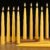 12 Pack Beeswax Taper Candles,8in Dripless Pure Beeswax Candles Non Toxic,8 Hours Long Burning 100% Natural Candle Sticks,Smokeless and Unscented Bees Wax Candle for Home,Prayer,Tall Tapered