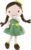 GAGAKU Soft Plush Baby Doll for Girls (12″) – My First Baby Doll Gift for Girls, Toddlers & Infants, Machine Washable Rag Doll Toy – Forest Girl