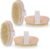 4 Pack Dry Brushing Body Brush Natural Bristle Exfoliating Brush for Cellulite, Lymphatic Drainage, and Blood Circulation, Soft Bristles Suitable for Wet and Dry Use