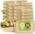 25Pack(50pcs) Meal Prep Containers Reusable, 32oz Bamboo-Powder Food Containers with Lids, Plant-based To Go Containers for Lunch – Microwave, Freezer, Dishwasher Safe