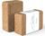 Trideer Cork Yoga Blocks, 2 Pack Yoga Blocks Natural Cork, High Density Yoga Block with Non Slip Surface, Eco-Friendly Yoga Accessories for Women, Ideal for Yoga, Pilates, Stretching