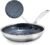 Blue Diamond Hybrid Nonstick Stainless Steel 10” Frying Pan, PFAS-Free Ceramic Diamond Surface Skillet, Diamond Bond Powerful Searing, Dishwasher Safe, Stay-Cool Handle, Induction Ready, All Cooktops