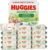 Huggies Natural Care Sensitive Baby Wipes, Unscented, Hypoallergenic, 99% Purified Water, 15 Flip-Top Packs (960 Wipes Total)