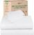 California Design Den Queen Sheet Set – Soft 100% Organic Cotton Sheets with Deep Pockets, Crisp Percale, Breathable and Durable Bedding Set – White