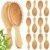 Weysat Bamboo Hair Brushes Bulk, Natural Wooden Paddle Detangling Brush, Scalp Massage and Anti-Static Hairbrushes, DIY Engraving Gifts for Women, Men, Party and Wedding(Natural,12 Pcs)