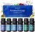 Essential Oil Set, Blended Essential Oils for Diffusers for Home Candle & Soap Making, Scented Voyage with Six Scents for Aromatherapy & Humidifiers, 6 x 10ml