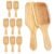 simarro 10 Pcs Wooden Bamboo Hair Brush, Bulk Anti Static Wooden Paddle Brush Scalp Massage Bamboo Bristles Styling Curly Long Hair Growth for Women Men