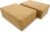 Bean Products Yoga Blocks, Standard & Large Sizes – Studio Grade, Non-Slip, Made from Eco Friendly Materials – 100% Natural Cork or Foam – Improves Stability & Alignment – Single Block or 2 Pack Sets