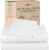California Design Den Twin Sheets Set – Soft 100% Organic Cotton Sheets with Deep Pockets, Crisp Percale, Breathable and Durable Bedding Set – White