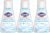 Clorox Free & Clear Disinfecting Mist Refill, Household Essentials, Fragrance Free, 14 Fluid Ounces, Pack of 3