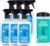 Aunt Fannie’s Bundle: Bathroom Cleaner Spray, 6 Pack + Vinegar Cleaning Wipes, 35 Count, Eucalyptus