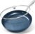 MICHELANGELO 12 Inch Frying Pan with Lid, Blue Frying Pan with Nonstick Diamond Infused Coating, Nonstick Frying Pans, Ceramic Fry Pan, Non-Toxic