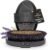 Copper Dry Brushing Body Brush for Lymphatic Drainage by HAPPY SOL – Ion Charged Copper Bristles for Glowing Skin, Improve Blood Circulation and Reduce Stress