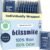 Blissmile 100% Water & Cotton Wet Wipes Travel Size – Individually Wrapped – Fragrance & Preservative-Free for Baby, Women & Sensitive Skin – Gentle Hand, Face, Body & Feminine Care – 22 Count
