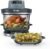 Ninja Crispi Pro 6-in-1 Glass Air Fryer | 450°F, Nontoxic, 6qt & 2.5qt Containers & Lids | Microwave, Freezer, Dishwasher Safe | Max Crisp, Air Fry, Bake, Roast, Recrisp, Dehydrate |Cyberspace AS101CY