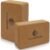 YOGA DOOD Premium Cork Yoga Blocks 2 Pack – Superior Grip & Stability for Enhanced Alignment – Eco-Friendly Biodegradable