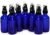 Vivaplex 2 oz Glass Bottles, with Black Fine Mist Sprayers, Cobalt Blue, 12-Count