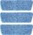 3 Pack Microfiber Mop Pads, Mop Replacement Pads Refills Floor Spray Mop Pads Wet Moping Pads Refill Reusable Pads Suitable for All Spray Mops Cleaning