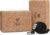 IUGA Yoga Blocks 2 Pack With Strap Non Slip High Density 9″x6″x3″ Solid & Cork Yoga Block With Yoga Strap to Improve Strength Balance for Yoga Pilates Meditation
